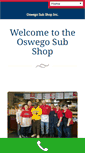 Mobile Screenshot of oswegosubshop.com